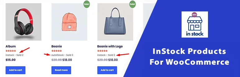 Instock Products for Woocommerce Plugin